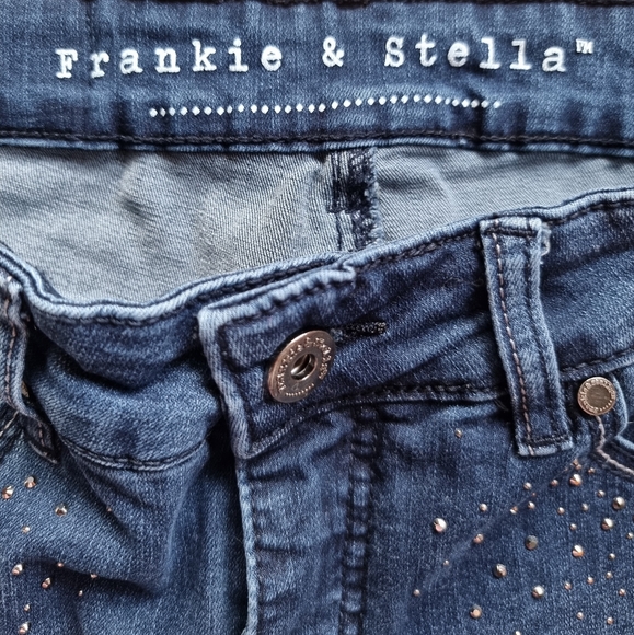 Frankie & Stella Bedazzled Denim Jeans - Picture 7 of 12